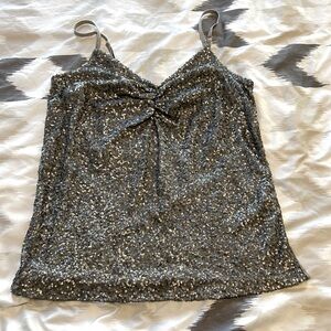 Lame Bryant sequin top